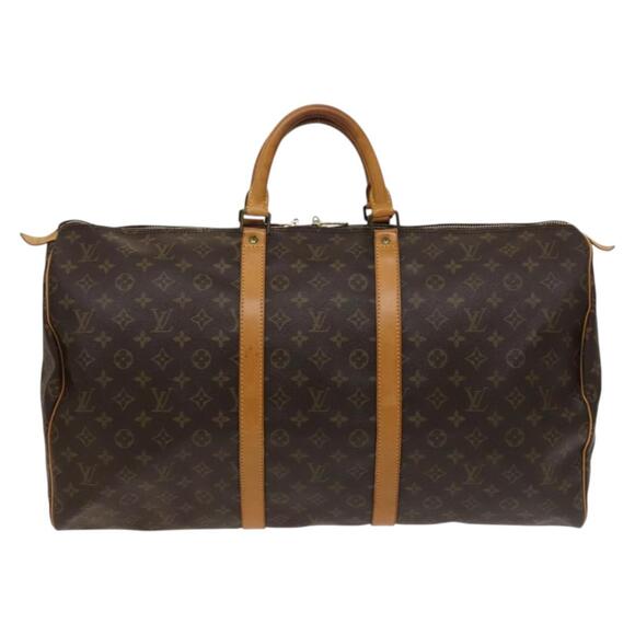 LOUIS VUITTON Monogram Keepall 55 Boston Bag M41424 - Picture 13 of 16